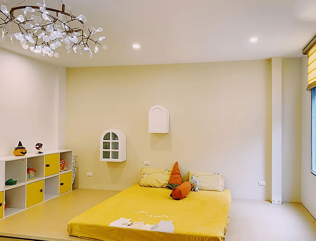 Tầm quan trọng của màu sơn trong phòng ngủ cho bé gái