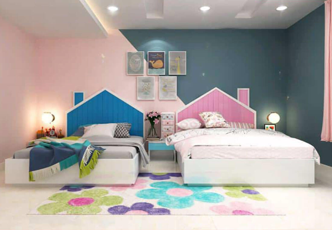 Chọn màu sơn phòng ngủ cho bé gái hợp lý nhất