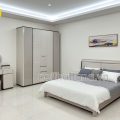 Combo Giường Tủ Gỗ TA-3107A Màu Xám Hiện Đại Nhập Khẩu