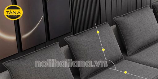 Ghế Sofa Vải Góc L T84 Kiểu Đơn Giản Sang Trọng