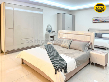 Combo giường tủ gỗ hiện đại TA-8907B màu sắc tinh tế nhập khẩu
