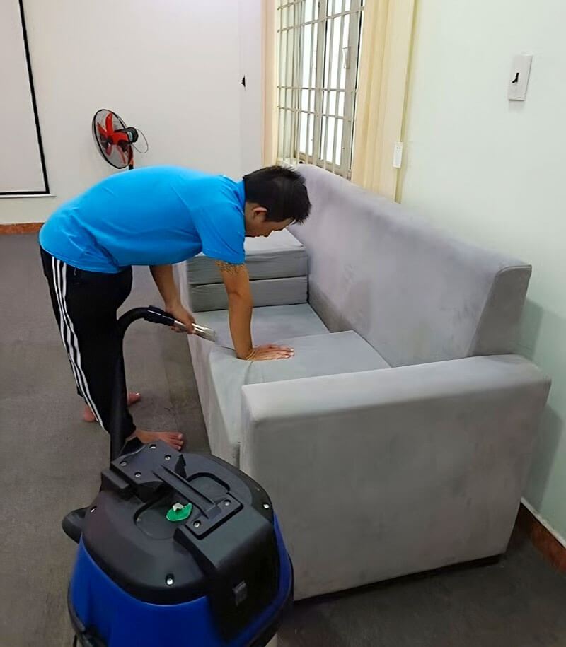 Các bước vệ sinh sofa vải bố