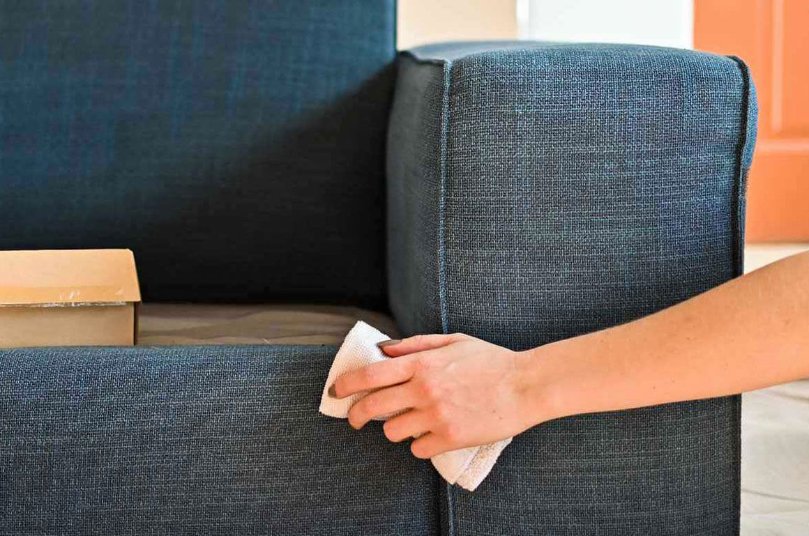 Các bước vệ sinh sofa vải bố