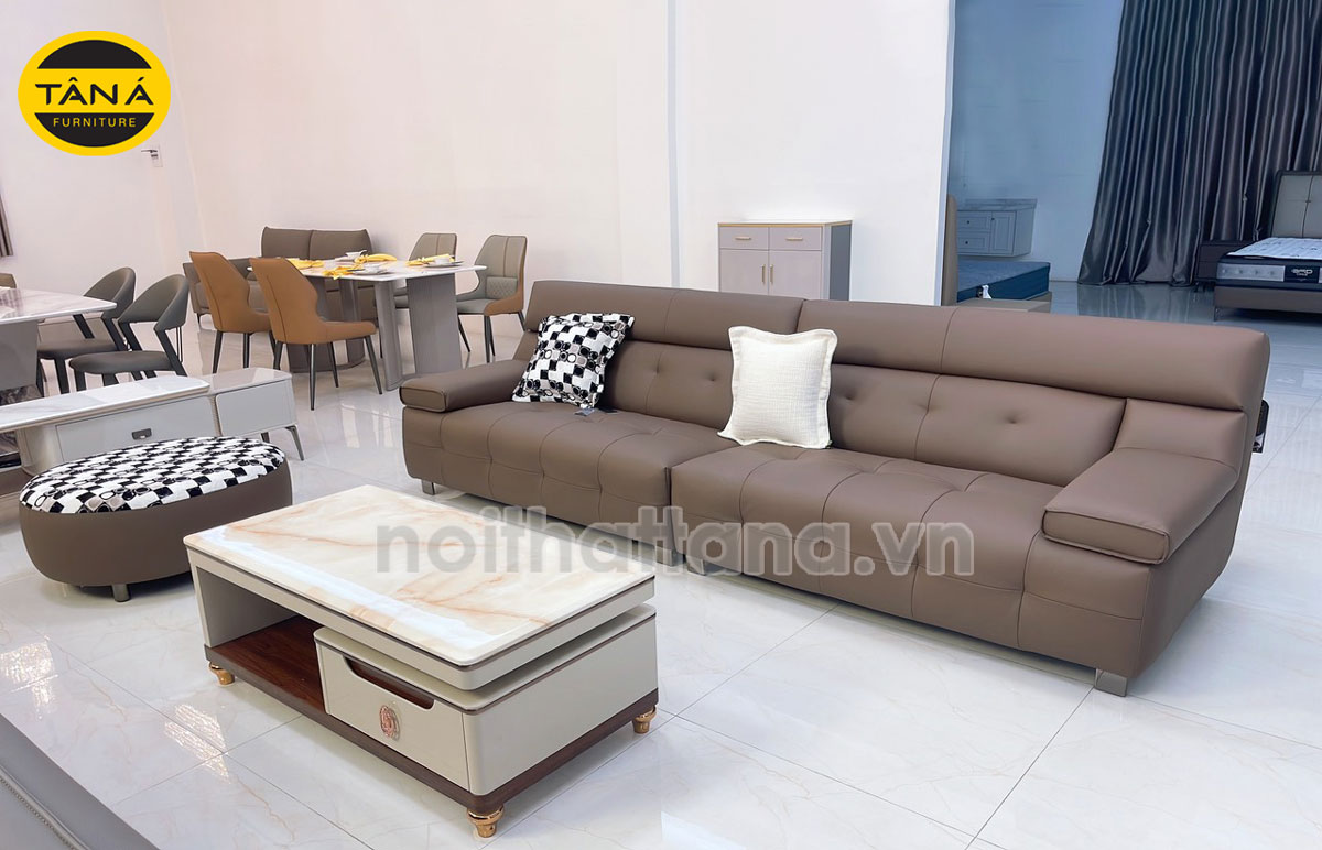 Sofa Băng Da Hiện Đại Nhập Khẩu TA-K960 Kiểu Dập Nút Sang Trọng