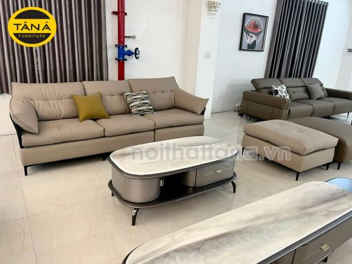 Sofa Băng Da Hiện Đại Nhập Khẩu TA-8988 Kiểu Đơn Giản