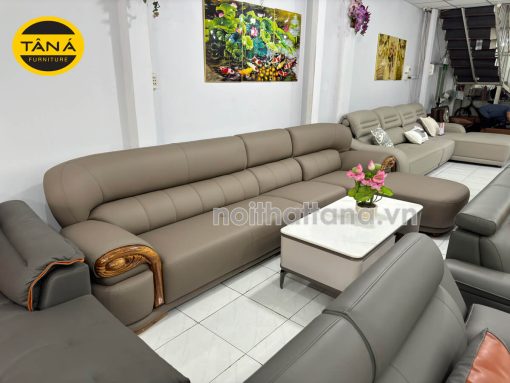 Sofa Da Cao Cấp Nhập Khẩu TA-G512 Góc L Sang Trọng Đẳng Cấp