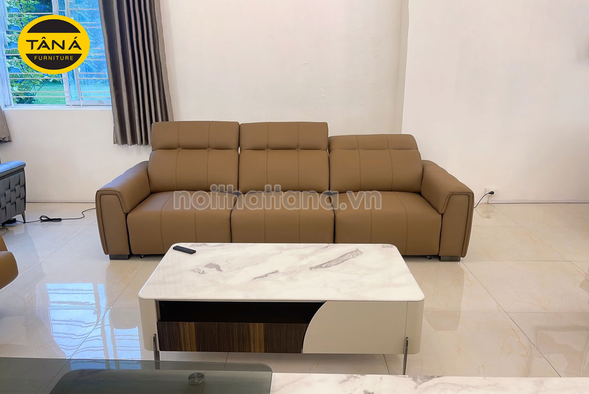 Sofa Băng Da Kéo Ra Thành Giường Nằm TA-8928 Có Chỉnh Điện Hiện Đại