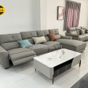 Sofa Da Góc L Thư Giãn Chỉnh Điện TA-8913A Phong Cách Hiện Đại Nhập Khẩu