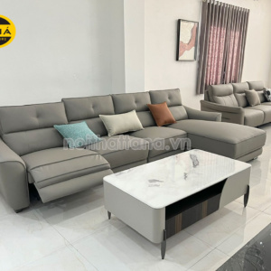 Sofa Da Góc L Thư Giãn Chỉnh Điện TA-8913A Phong Cách Hiện Đại Nhập Khẩu