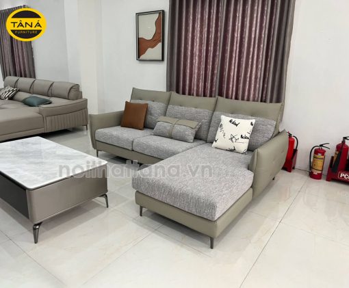 Sofa Vải Bố Góc L Hiện Đại Nhập Khẩu TA-6029 Phong Cách Tối Giản