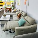 Sofa Da Góc L Thư Giãn Chỉnh Điện TA-8913A Phong Cách Hiện Đại Nhập Khẩu