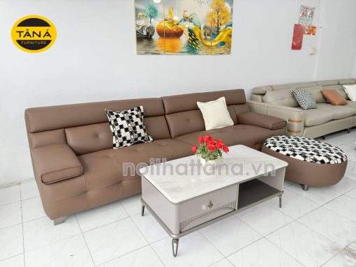 Mẫu ghế sofa băng da cao cấp nhập khẩu đài loan