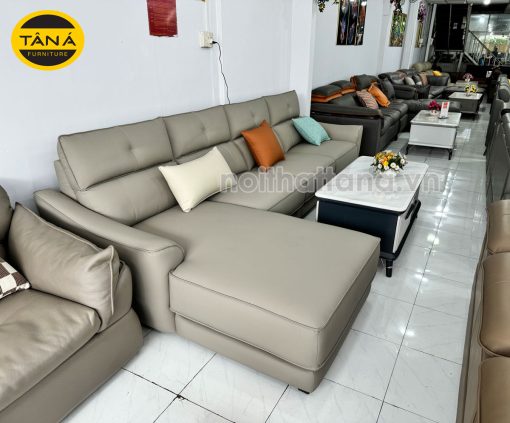 Sofa Da Góc L Thư Giãn Chỉnh Điện TA-8913A Phong Cách Hiện Đại Nhập Khẩu