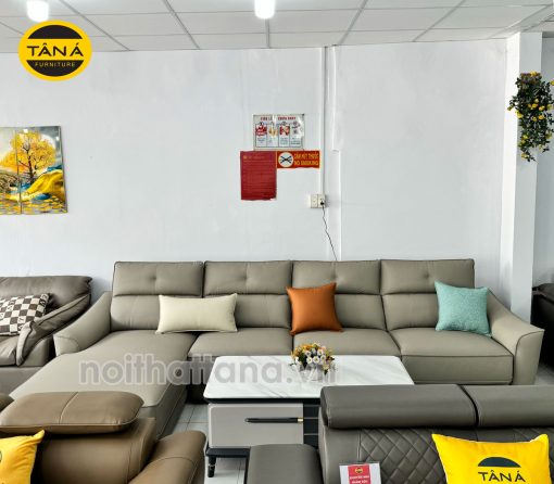 Sofa Da Góc L Thư Giãn Chỉnh Điện TA-8913A Phong Cách Hiện Đại Nhập Khẩu