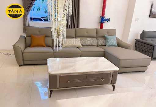 Sofa Da Góc L Thư Giãn Chỉnh Điện TA-8913A Phong Cách Hiện Đại Nhập Khẩu