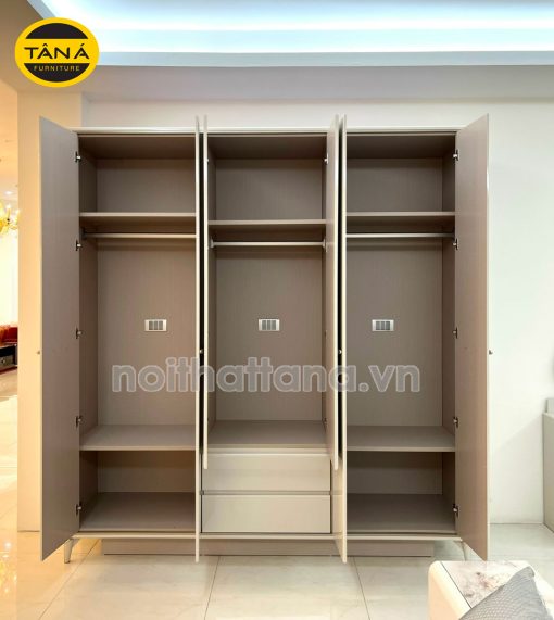 Combo giường tủ gỗ hiện đại TA-8907B màu sắc tinh tế nhập khẩu