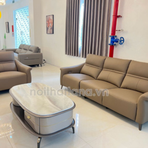Sofa Băng Da Bò Thư Giãn Chỉnh Điện AT-R0520 Có Ghế Đơn Hiện Đại Nhập Khẩu