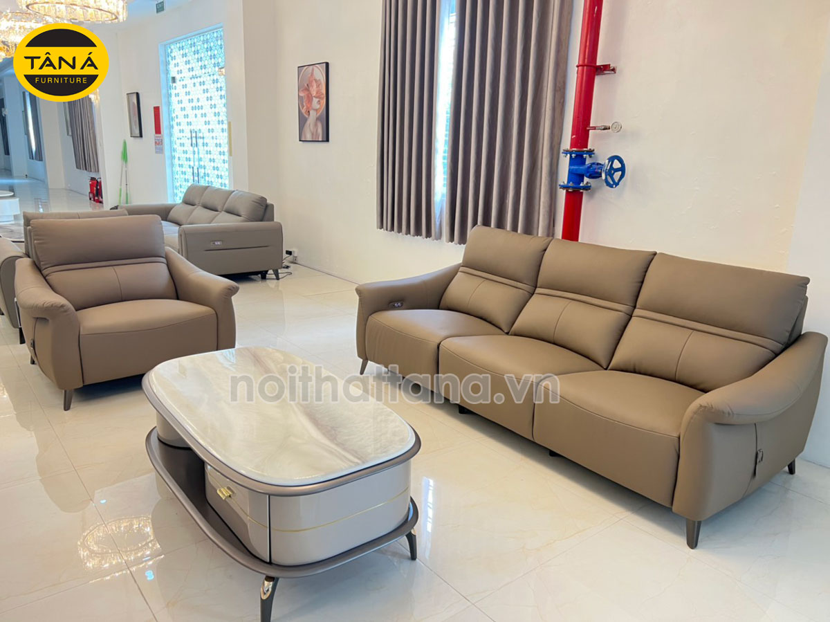 Sofa Băng Da Bò Thư Giãn Chỉnh Điện TA-R0520 Phong Cách Hiện Đại Nhập Khẩu