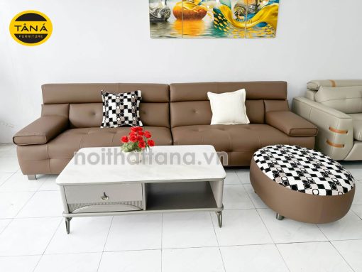 Mẫu ghế sofa băng da cao cấp nhập khẩu đài loan