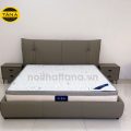 Giường ngủ bọc da bò thật nhập khẩu đài loan TA-516