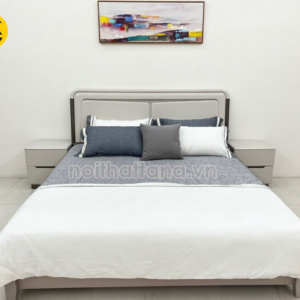 Giường Ngủ 1m8x2m Gỗ MDF AT-3107G Nhập Khẩu Đài Loan