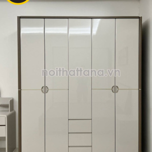 Tủ Quần Áo 5 Cánh AT-E015T Hiện Đại Nhập Khẩu Đài Loan