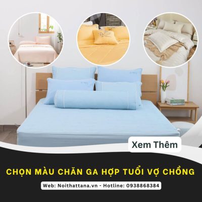 Cách chọn màu chăn ga hợp tuổi với vợ chồng