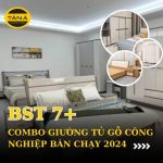 TOP 7 combo giường tủ gỗ công nghiệp giá rẻ đáng mua năm 2024