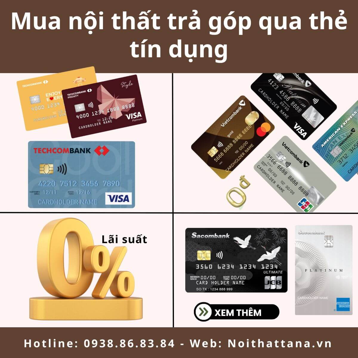 Mua nội thất sofa trả góp qua thẻ tín dụng Mua nội thất sofa trả góp qua thẻ tín dụng