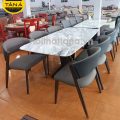 Bộ Bàn Ăn Mặt Đá Ceramic Cao Cấp 1,6M Hiện Đại 6 ghế Nhập Khẩu BA225