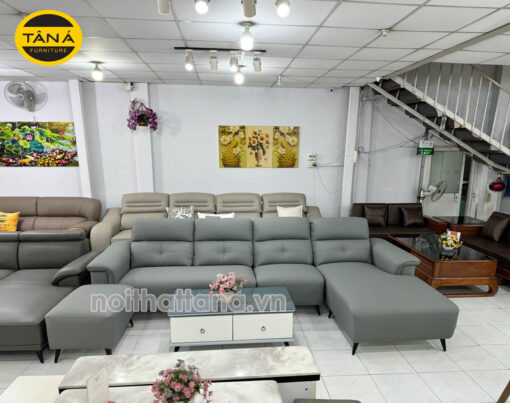 Sofa Da Hàn Quốc DA08 Góc Chữ L Đẹp Hiện Đại