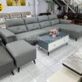 Sofa Da Hàn Quốc DA08 Góc Chữ L Đẹp Hiện Đại