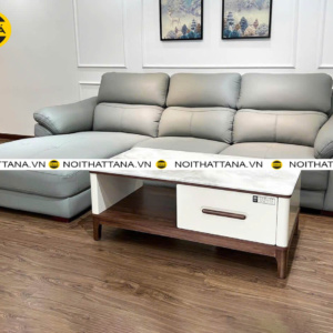Sofa Da Hàn Quốc Góc Chữ L Hiện Đại N911