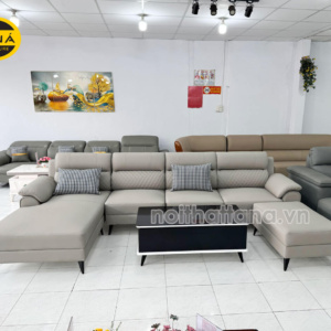Sofa Da Hàn Quốc Góc L Hiện Đại N159