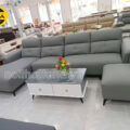 Sofa Da Hàn Quốc N159 Góc Chữ L Đẹp Hiện Đại