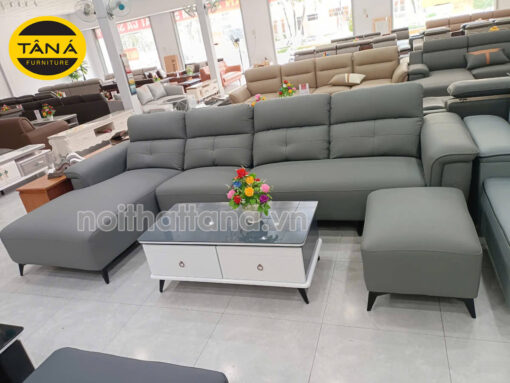 Sofa Da Hàn Quốc N159 Góc Chữ L Đẹp Hiện Đại