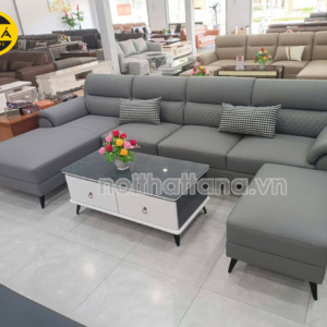 Sofa Da Hàn Quốc Góc L Hiện Đại N159