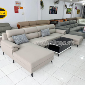 Sofa Da Hàn Quốc Góc L Hiện Đại N159