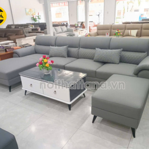 Sofa Da Hàn Quốc Góc L Hiện Đại N159