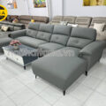 Sofa Da Hàn Quốc DA08 Góc Chữ L Đẹp Hiện Đại