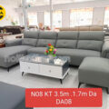 Sofa Da Hàn Quốc N159 Góc Chữ L Đẹp Hiện Đại