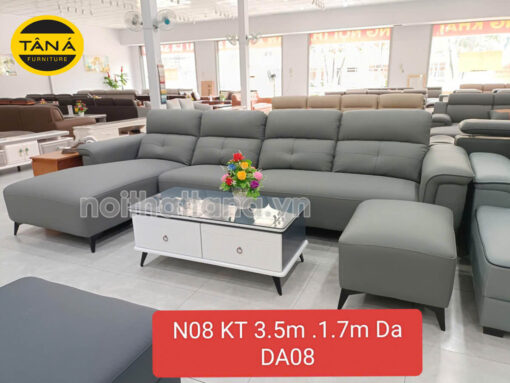 Sofa Da Hàn Quốc N159 Góc Chữ L Đẹp Hiện Đại