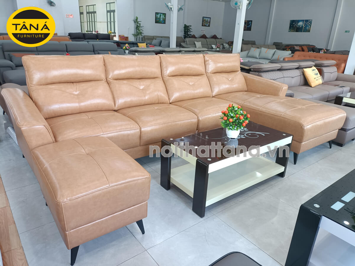 Sofa Da Melis Góc Chữ L Hiện Đại DA06