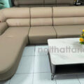 Ghế sofa gỗ mun TA-G516 bọc da cao cấp góc L hiện đại nhập khẩu