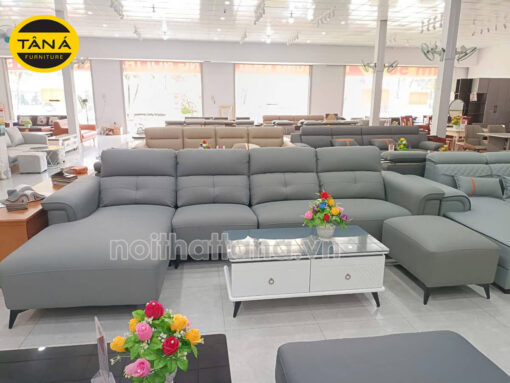 Sofa Da Hàn Quốc N159 Góc Chữ L Đẹp Hiện Đại