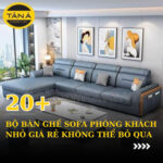 20+ bộ bàn ghế sofa phòng khách nhỏ giá rẻ không thể bỏ qua