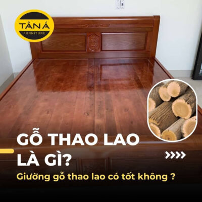 Giường ngủ gỗ thao lao