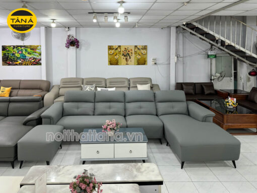 Sofa Da Hàn Quốc DA08 Góc Chữ L Đẹp Hiện Đại