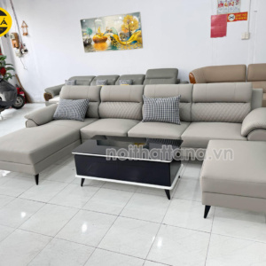 Sofa Da Hàn Quốc Góc L Hiện Đại N159
