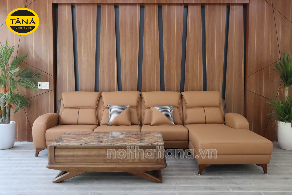 Mẫu ghế sofa da chống trầy xước mực bút bi